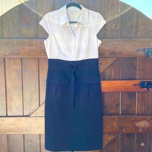 Barely worn Calvin Klein short sleeved shirt dress size 8